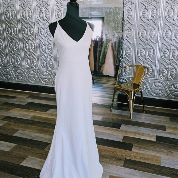 NWT White Lulu's Dress - Picture 1 of 2